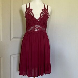 Spaghetti strap mini dress